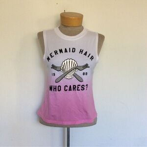 Mermaid hair crop top